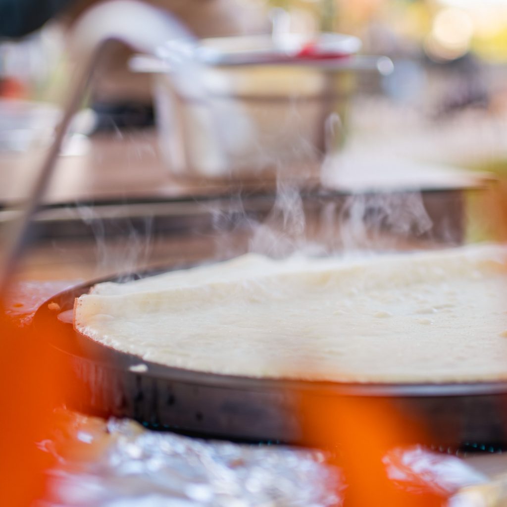 Pancake cooking